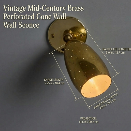 Swedish Designer, Wall Lights, Brass Wall Sconce Contemporary Mid Century Lamp