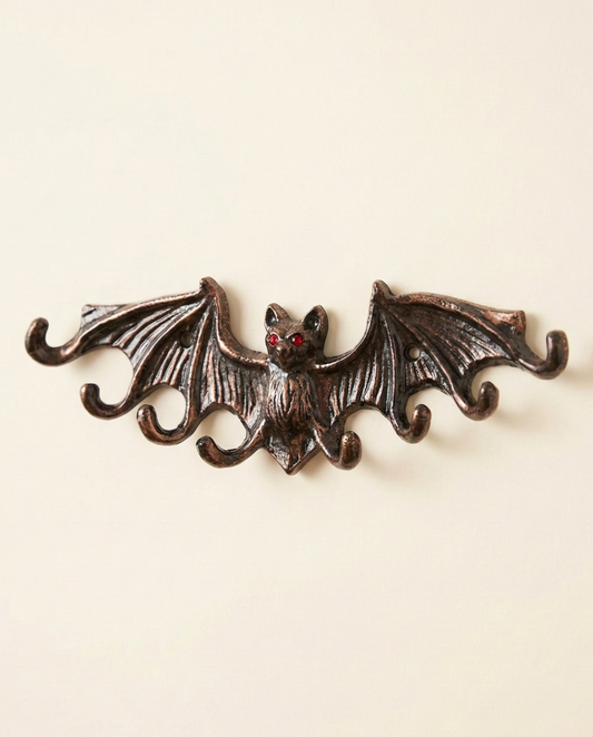 BAT Shape hook For Wall Mount -Aluminium Hook for Wall-Animal Theme Hooks Hangers Rack Organiser Walls Art Decor Home Decor Bat Shape Hook for Storage, Living Room, Hallway