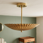 Mid Century Ceiling Light Fixture Pendant 6 Light Flush Mount Raw Brass Handmade Premium Quality Sputnik Chandelier Light Fixture
