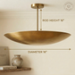 Mid Century Ceiling Light Fixture Pendant 6 Light Flush Mount Raw Brass Handmade Premium Quality Sputnik Chandelier Light Fixture