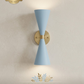 Modern Minimalist Double Arm Brass Wall Sconce – Elegant Dual Light Fixture