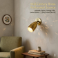 Swedish Designer, Wall Lights, Brass Wall Sconce Contemporary Mid Century Lamp