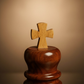 Chess King Keepsake Urn Very Unique Rosewood Chess King Cremation Urn for Adults-Cremation Urn for Human Ashes- Wooden Urn for Your Loved Ones-Home Decorative Urn