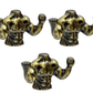 Set of 3 Aluminium Muscular Man Shape Coat Hooks Wall Art Decor-Muscular Man Shape Hangers and Key Holder-Clothes Rack and Backpack Hanger-Coat Hooks Home Decor for Storage