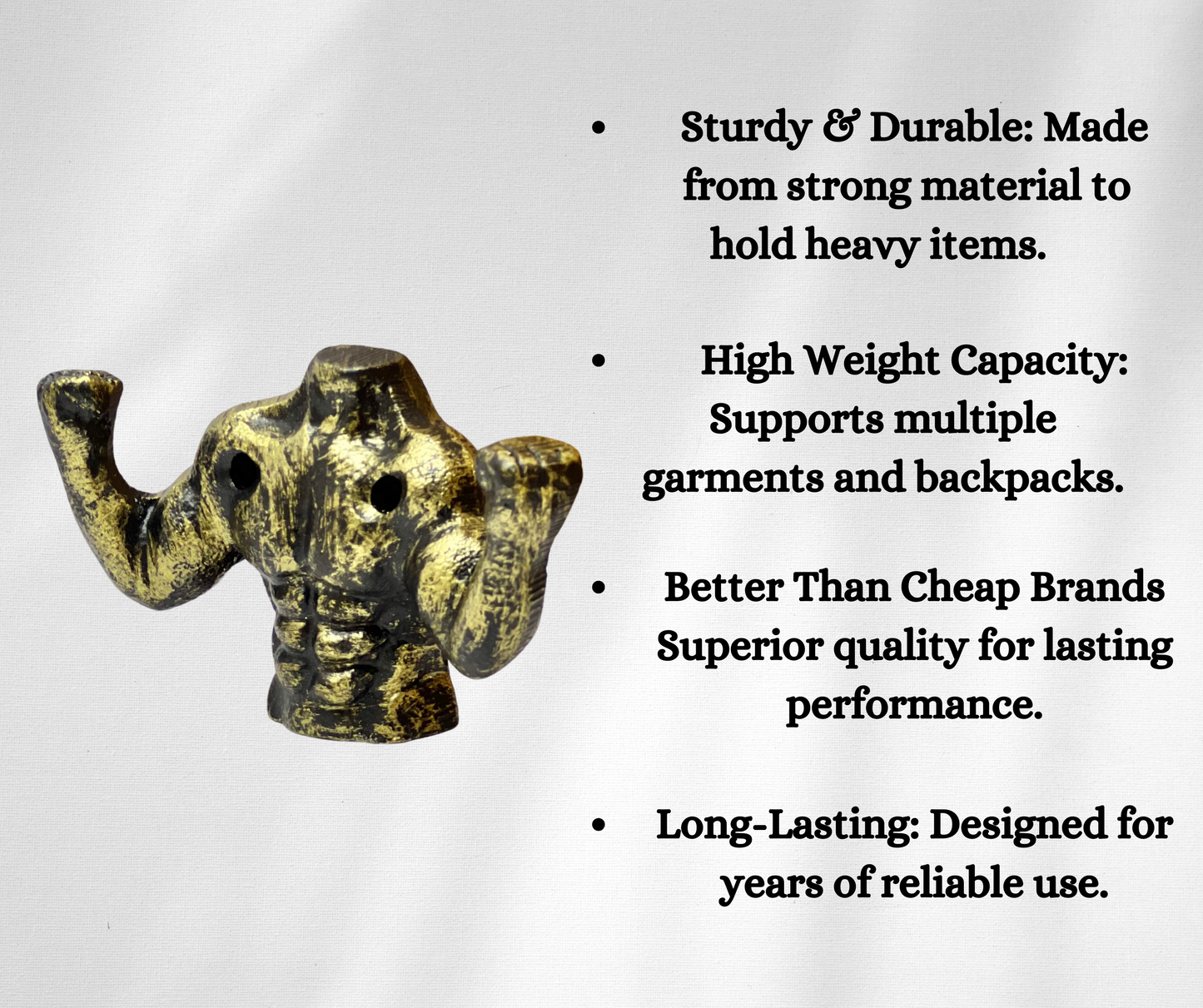 Set of 3 Aluminium Muscular Man Shape Coat Hooks Wall Art Decor-Muscular Man Shape Hangers and Key Holder-Clothes Rack and Backpack Hanger-Coat Hooks Home Decor for Storage