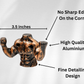 Set of 3 Aluminium Muscular Man Shape Coat Hooks Wall Art Decor-Muscular Man Shape Hangers and Key Holder-Clothes Rack and Backpack Hanger-Coat Hooks Home Decor for Storage