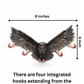OWL Shape hook For Wall Mount -Aluminium Hook for Wall-Animal Theme Hooks Hangers Rack Organiser Walls Art Home Decor Hook for Storage, Living Room, Hallway
