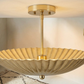 Mid Century Ceiling Light Fixture Pendant 6 Light Flush Mount Raw Brass Handmade Premium Quality Sputnik Chandelier Light Fixture