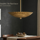 Mid Century Ceiling Light Fixture Pendant 6 Light Flush Mount Raw Brass Handmade Premium Quality Sputnik Chandelier Light Fixture