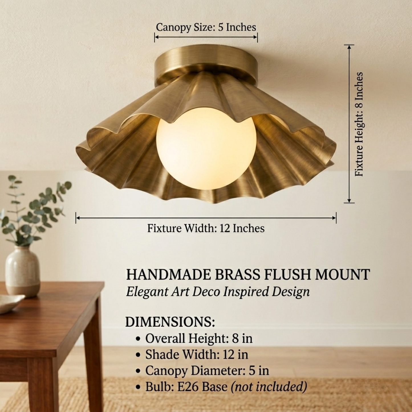 1950's Mid Century Italian Brass Diabolo Sconce, Raw Brass Finish Lamp