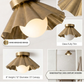 1950's Mid Century Italian Brass Diabolo Sconce, Raw Brass Finish Lamp