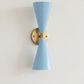 Modern Minimalist Double Arm Brass Wall Sconce – Elegant Dual Light Fixture